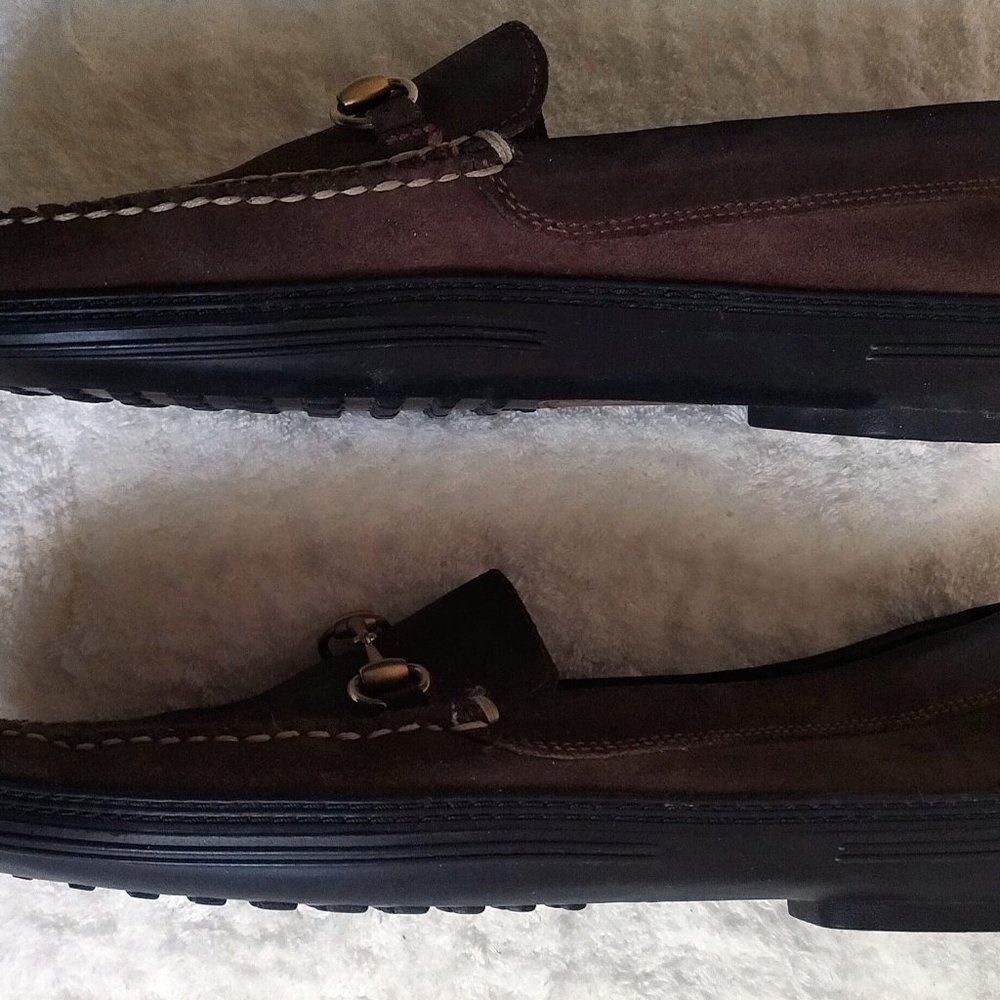 Vintage Gucci Dark Chocolate Driving Mocassins - Picture 2 of 4